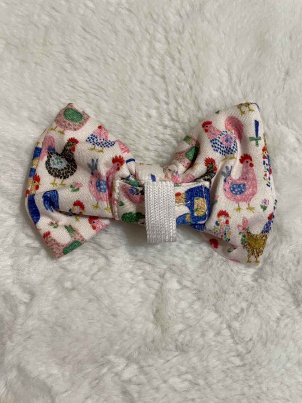 🎉LAST CHANCE 🎉🐓 Fancy Flock Pattern Pet Bow Tie - Picture 6 of 11